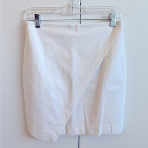 NWT Banana Republic Sloan Pencil Skirt, white, Size 0
